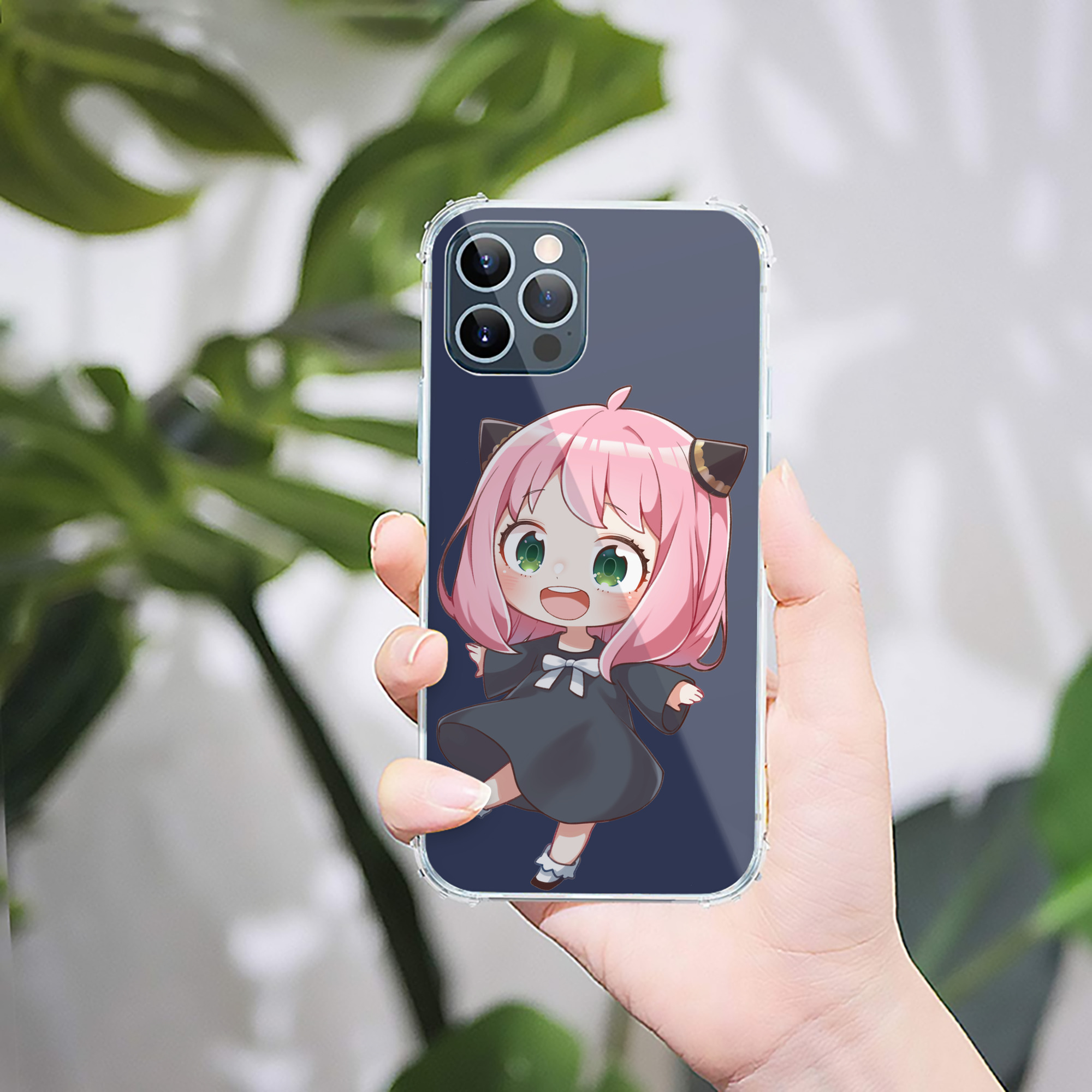 （画像用） SPY×FAMILY间谍家家酒 【iPhone 12シリーズ対応】透明スマホケース（クリアソフトケース）